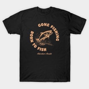 Van Life Gone Fishing T-Shirt